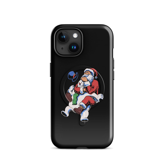 Santa Rear Naked Choke BJJ Christmas MagSafe iPhone case